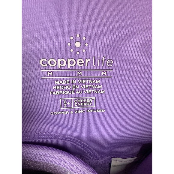 NWT Copper Life Lilac Breeze Adjustable Waist Leggings Womens Size M Workout Gym - Picture 13 of 14
